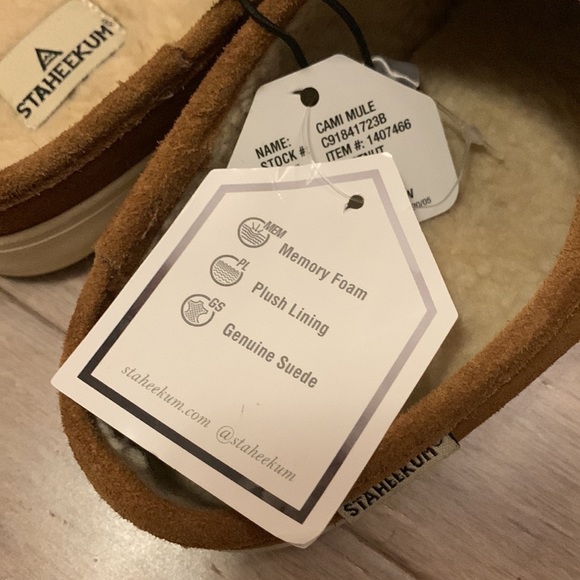 STAHEEKUM Suede Cami Mule- Women’s Size 7- NWT - Picture 7 of 12